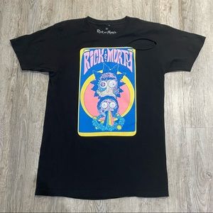 Rick & Morty Adult Swim Cutout Graphic T-Shirt - Size Medium